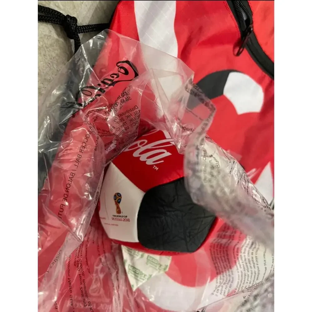 Coca-Cola FIFA World cup 2018 backpack and soccer ball NEW